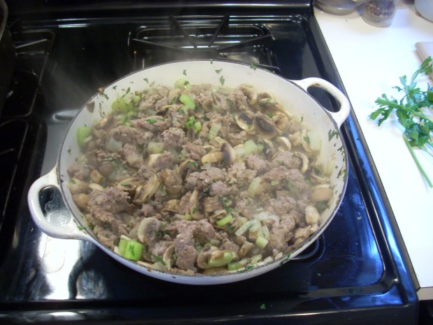 Thanksgiving sausage stuffing