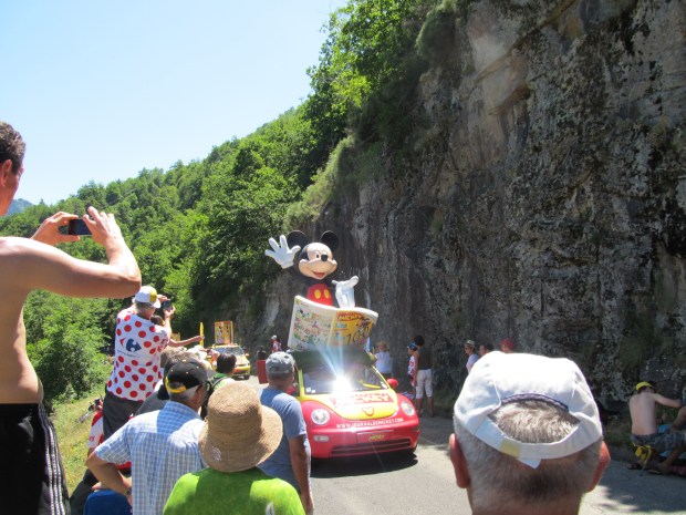 What's a parade without Mickey Mouse?