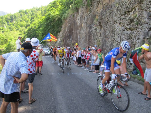 And here comes the Yellow Jersey...