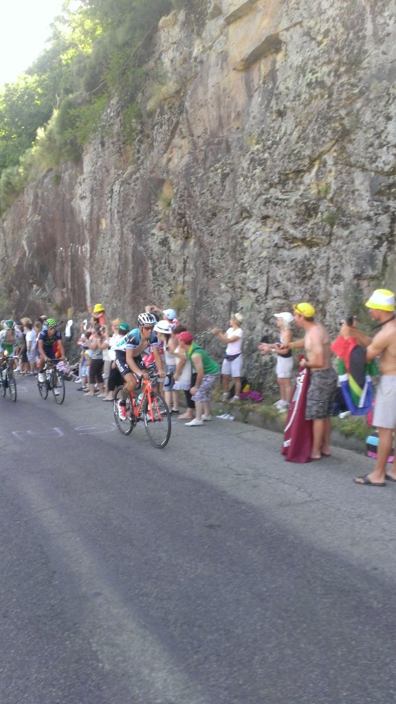 One of Cheryl's favorite riders, the French Champion Sylvain Chavanel