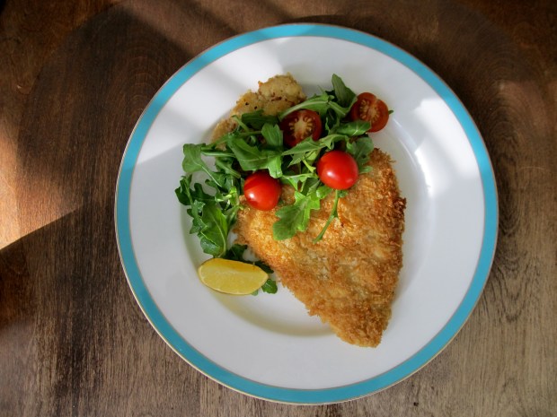 Pollo alla Milanese vestito
