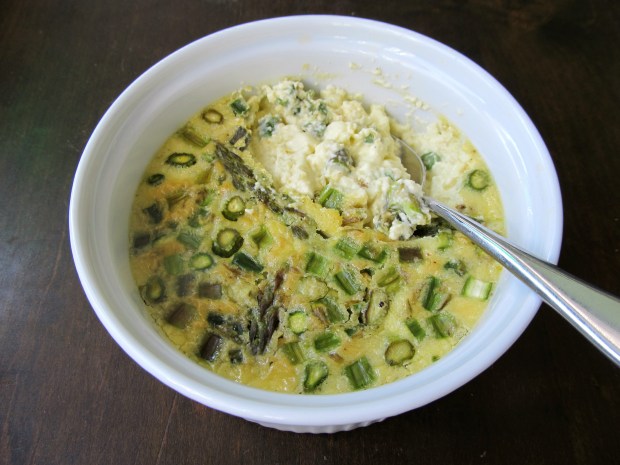 Asparagus and Lemon Custard