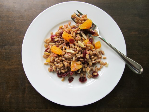 Cranberry Orange Farro Salad