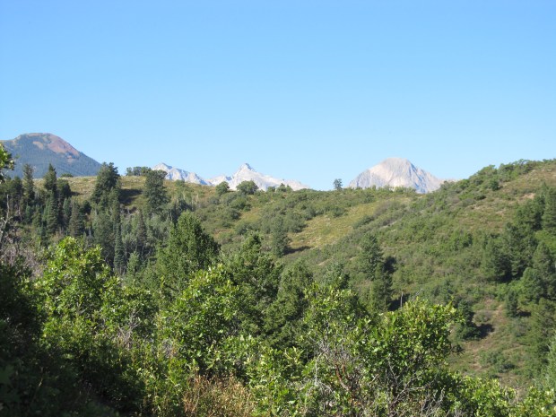 Those mountains in the back are getting bigger! Still very far away though.