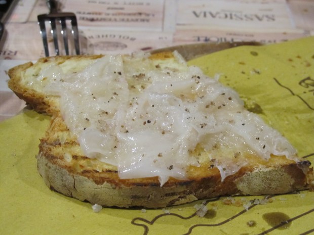 Lardo di Colonnata makes for an excellent lunch on a fall afternoon