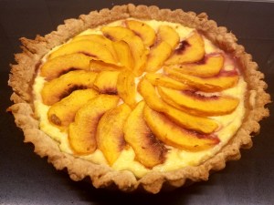 Peach and ricotta tart2