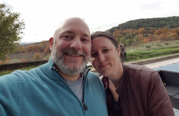 The excruciatingly happy faces of two people who just ate a lot of truffles.